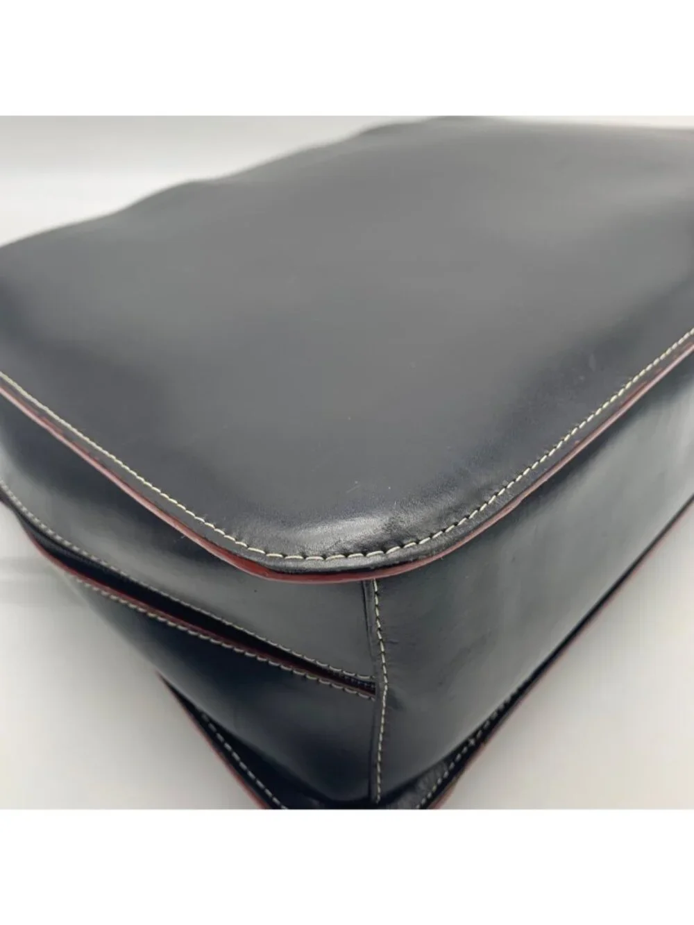 Lodis Black Leather Convertible Briefcase
